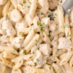 White Creamy Chicken Pasta